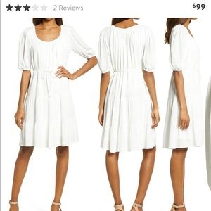 Fraiche by J White Tie Midi Dress Size M